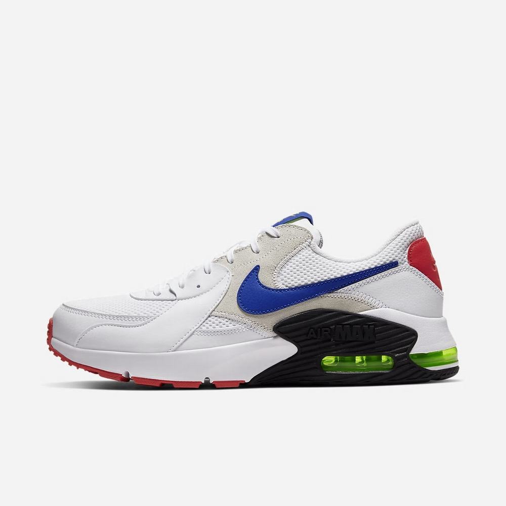 Sneakers Nike Air Max Excee Blanche 2308-967 White/Bright Cactus/Track Red/Hyper Blue Homme | TFO-18549749